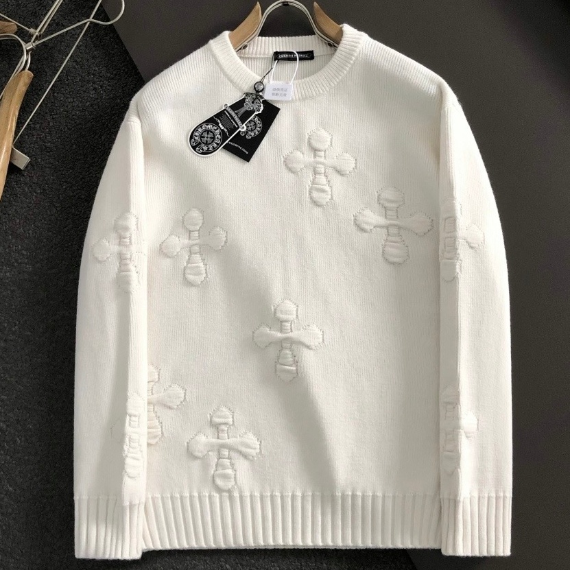 [홍콩명품.CHROME HEARTS] 크롬하츠 2025 남성용 니트 풀오버 GC448 YB 홍콩명품의류,구매대행,온라인명품