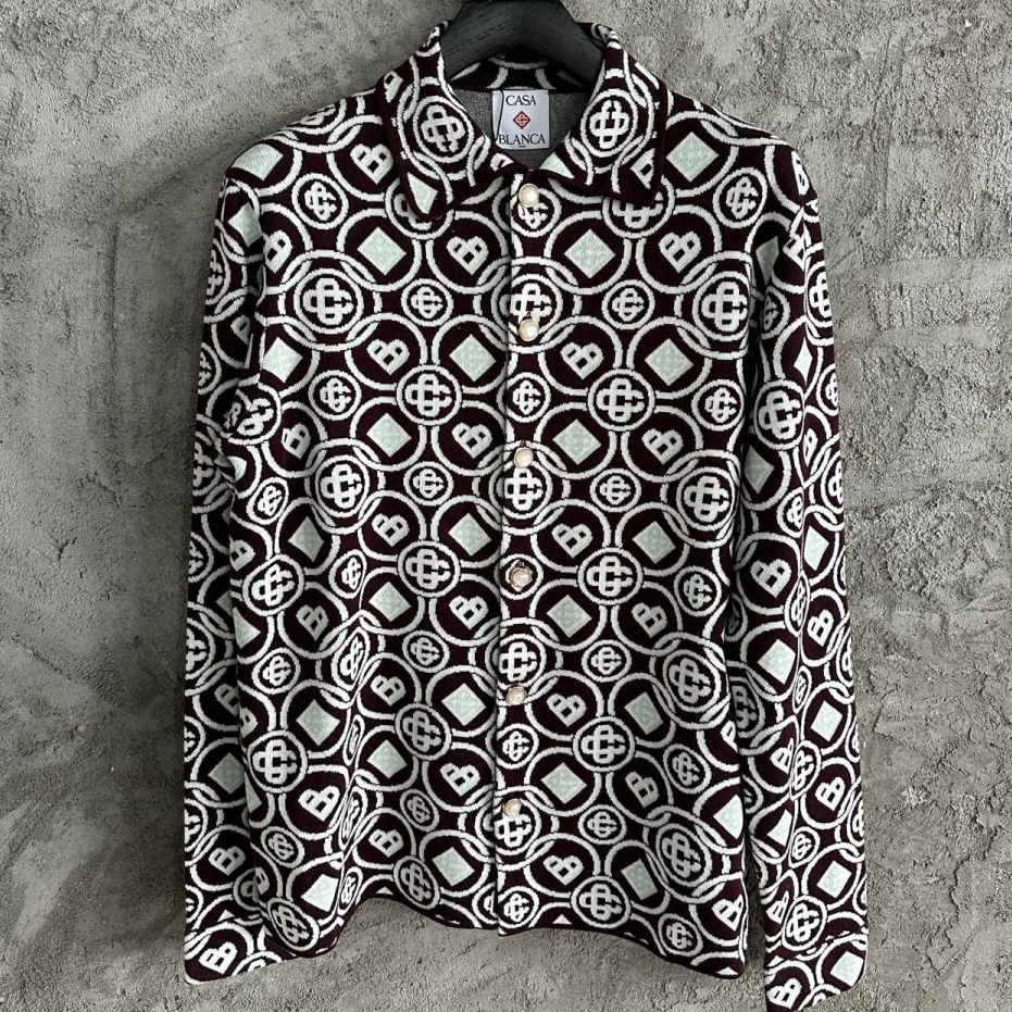 [홍콩명품.CSSABLANCA] 카사블랑카 2025 남성용 울 가디건 GT312 HD 홍콩명품의류,구매대행,온라인명품