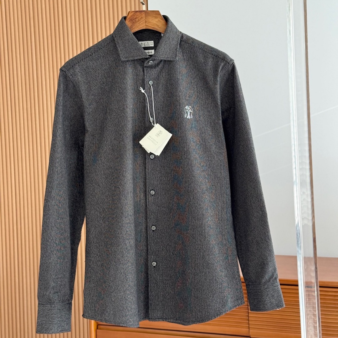 [홍콩명품.BRUNELLO CUCINELLI]브루넬로 쿠치넬리 2025 남성용 셔츠 BL11356 YB 홍콩명품의류,구매대행,온라인명품