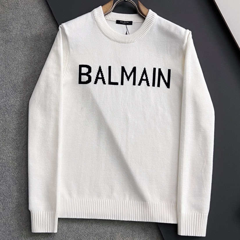 [홍콩명품.BALMAIN] 발망 2026 남성용 니트풀오버  BM043 YB 홍콩명품의류,구매대행,온라인명품