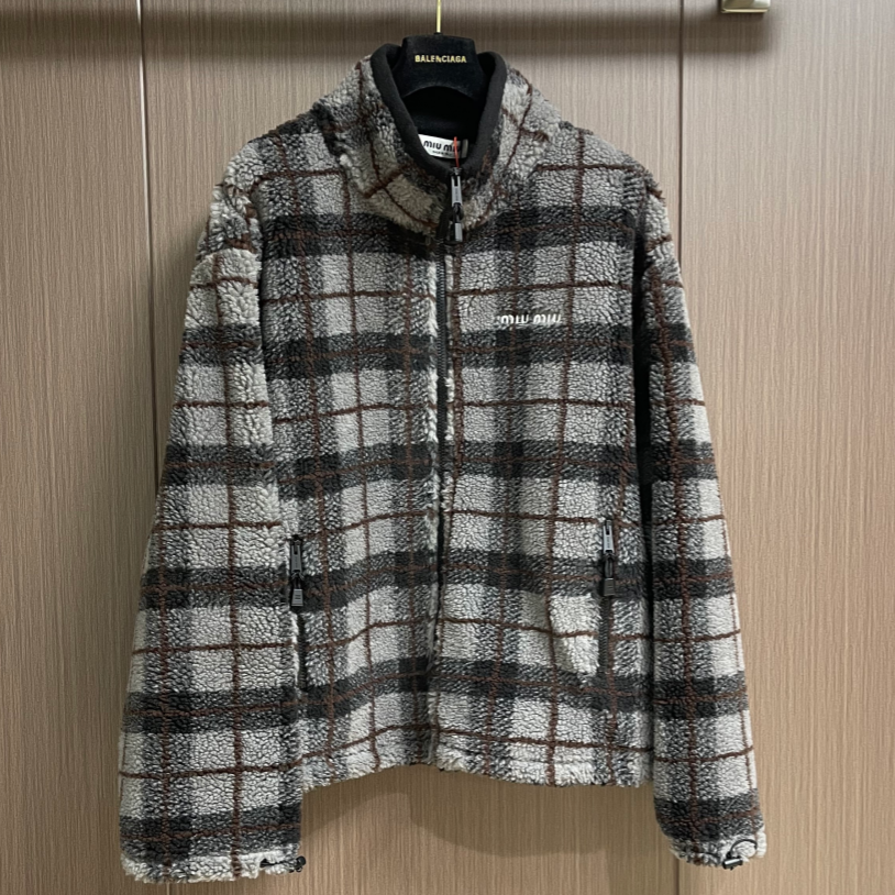 [홍콩명품,MIU MIU] 미우미우 26SS 로고 자켓 MM066 HD, 홍콩명품의류,구매대행,온라인명품