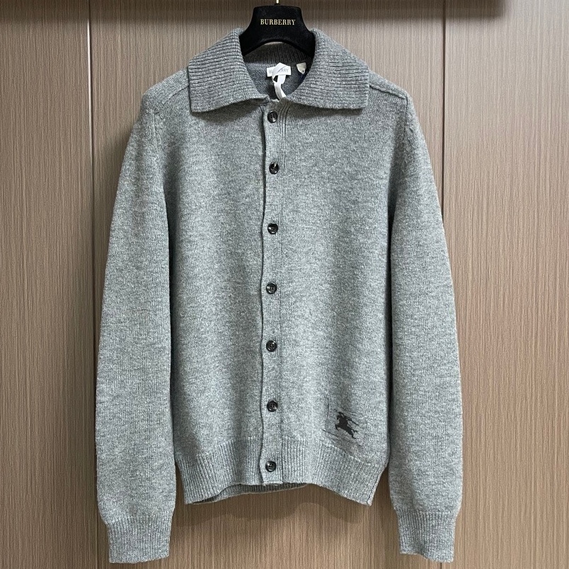 [홍콩명품.BURBERRY] 버버리 2026 남성용 울혼방 가디건 BU1498 HD 홍콩명품의류,구매대행,온라인명품