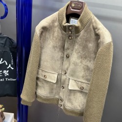 [홍콩명품.BRUNELLO CUCINELLI]브루넬로 쿠치넬리 2026 남성용  양가죽 자켓 BL1370 HD 홍콩명품의류,구매대행,온라인명품