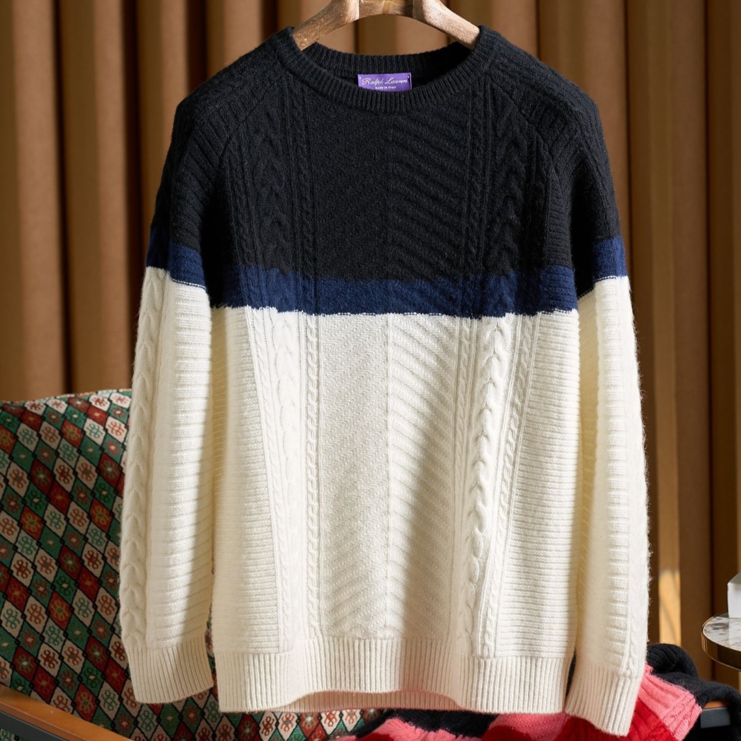 [홍콩명품.Ralph lauren] 랄프로렌 2026 남성용 울+캐시미어 풀오버 GC396 HD 홍콩명품의류,구매대행,온라인명품