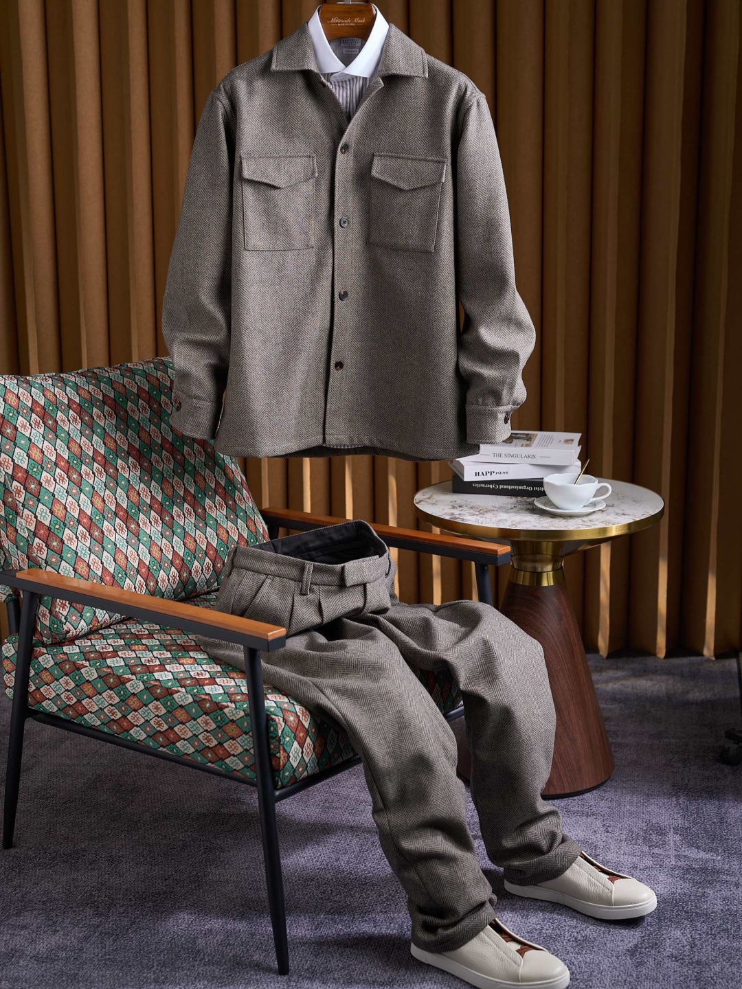 [홍콩명품.BRUNELLO CUCINELLI]브루넬로 쿠치넬리 2026 남성용 울자켓세트 BL1380 HD 홍콩명품의류,구매대행,온라인명품