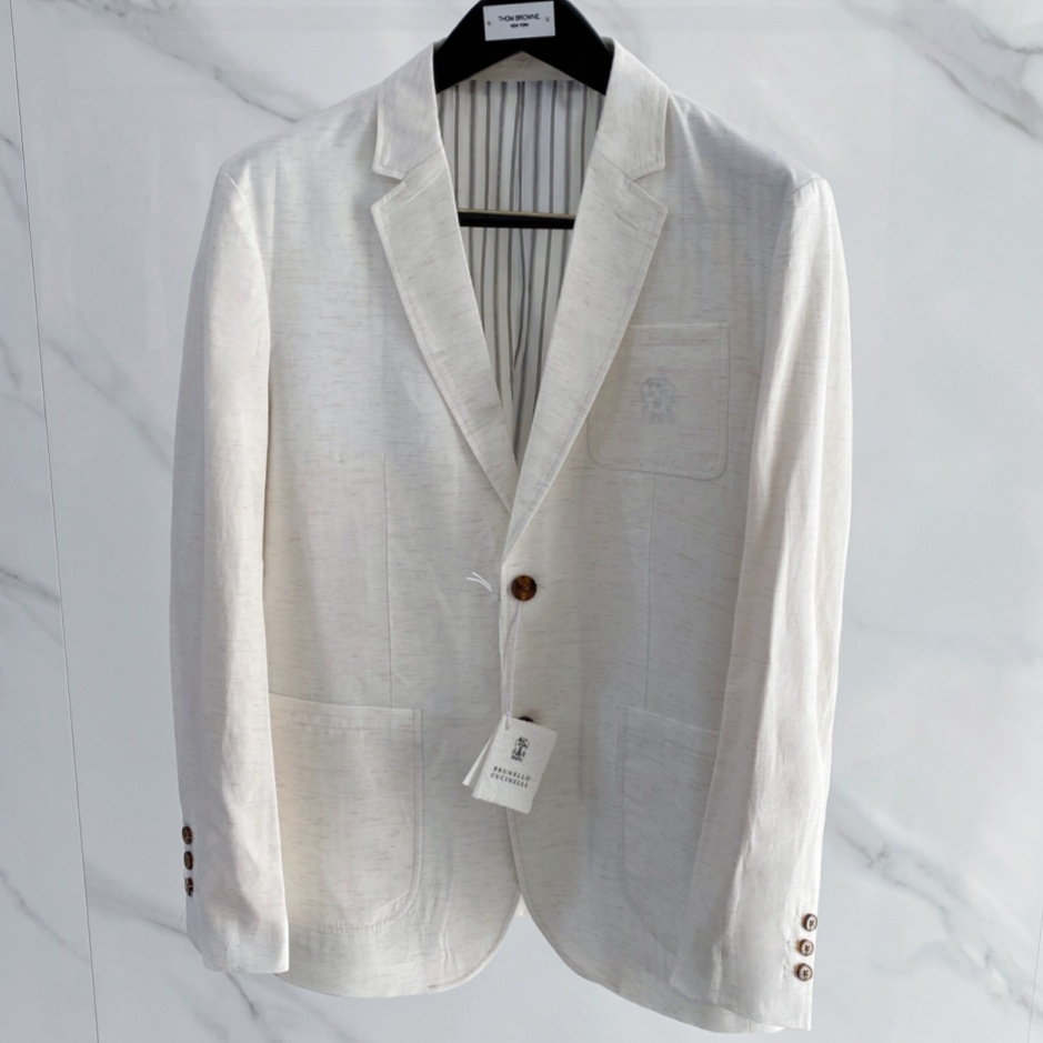 홍콩명품.BRUNELLO CUCINELLI]브루넬로 쿠치넬리 2026 남성용 린넨 수트자켓 BL1406 YB 홍콩명품의류,구매대행,온라인명품