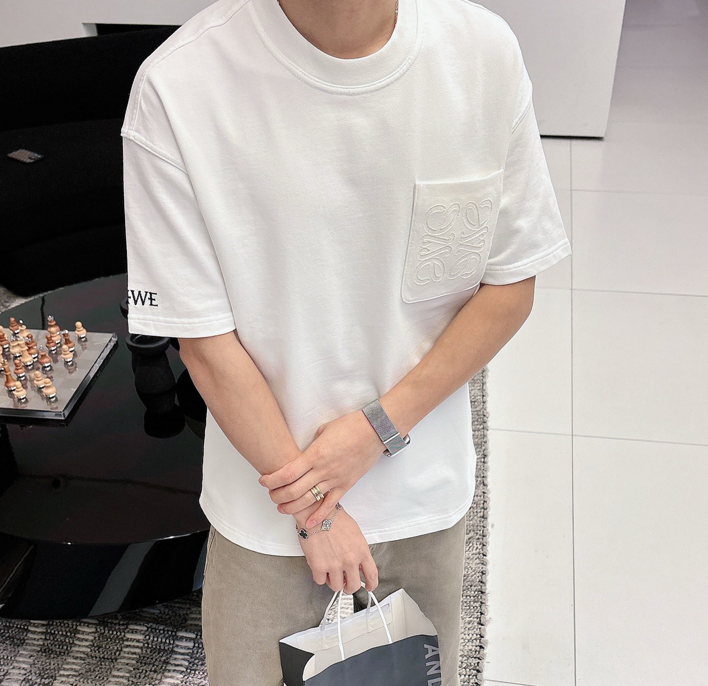 [홍콩명품.LOEWE] 로에베 2026 남성용 반팔 LE508 PD 홍콩명품의류,구매대행,온라인명품