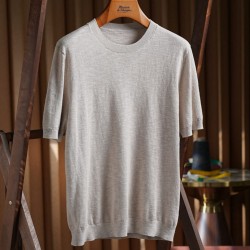 [홍콩명품.loro piana] 로로피아나 2026 남성용 니트반팔 LP1000 YB 홍콩명품의류,구매대행,온라인명품