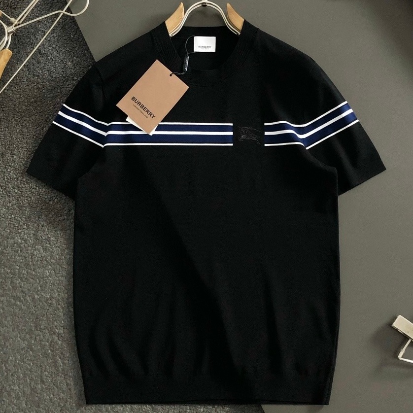 [홍콩명품.BURBERRY] 버버리 2026 남성용 니트반팔 BU1596 PD 홍콩명품의류,구매대행,온라인명품