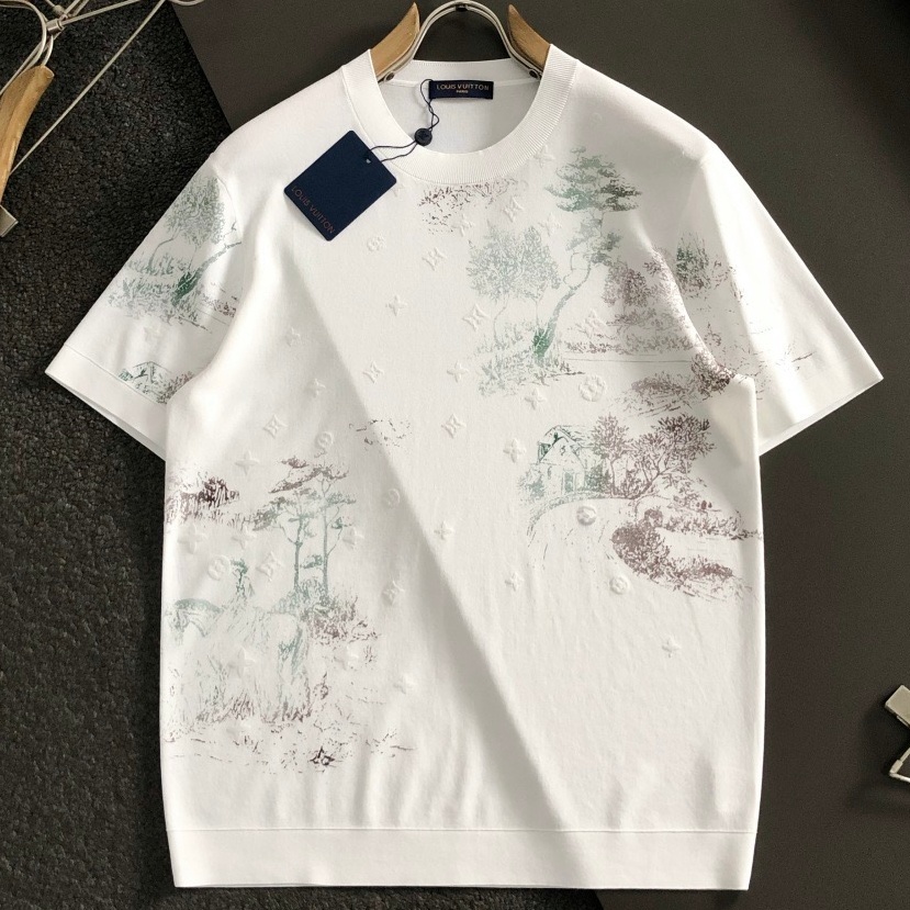 [홍콩명품.LOUIS VUITTON] 루이비통 2026 남성용 니트반팔 LV2700 PD 홍콩명품의류,구매대행,온라인명품