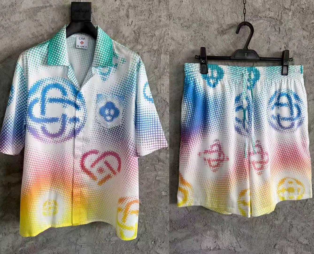 [홍콩명품.CASABLANCA] 카사블랑카 2026 남성용 실크반팔셔츠세트 GT468 HD 홍콩명품의류,구매대행,온라인명품