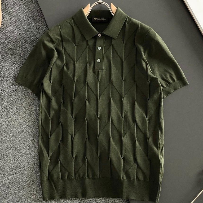 [홍콩명품.loro piana] 로로피아나 2026 남성용 니트반팔 LP1074 YB 홍콩명품의류,구매대행,온라인명품