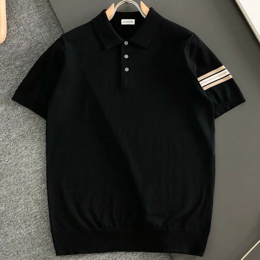 [홍콩명품.BURBERRY] 버버리 2026 남성용 니트반팔 BU1615 YB 홍콩명품의류,구매대행,온라인명품