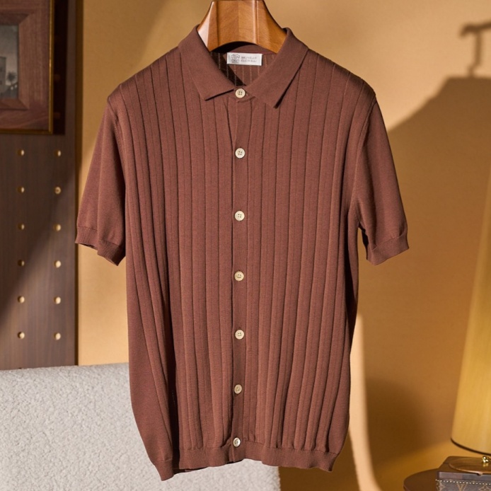 [홍콩명품.BRUNELLO CUCINELLI]브루넬로 쿠치넬리 2026 남성용 니트반팔 BL1519 YB 홍콩명품의류,구매대행,온라인명품