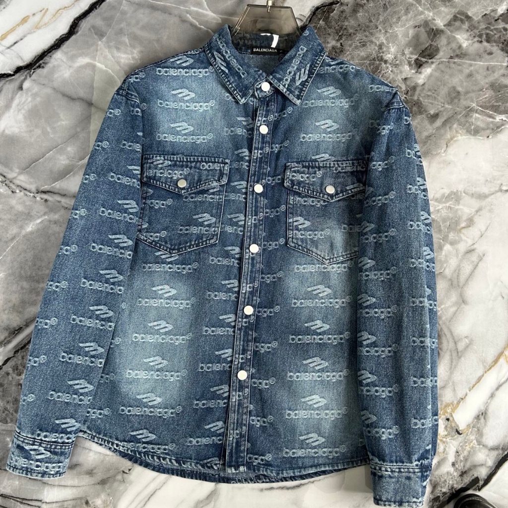 [홍콩명품.BALENCIAGA] 발렌시아가 2026 남성용 청셔츠 BL1392 PD 홍콩명품의류,구매대행,온라인명품