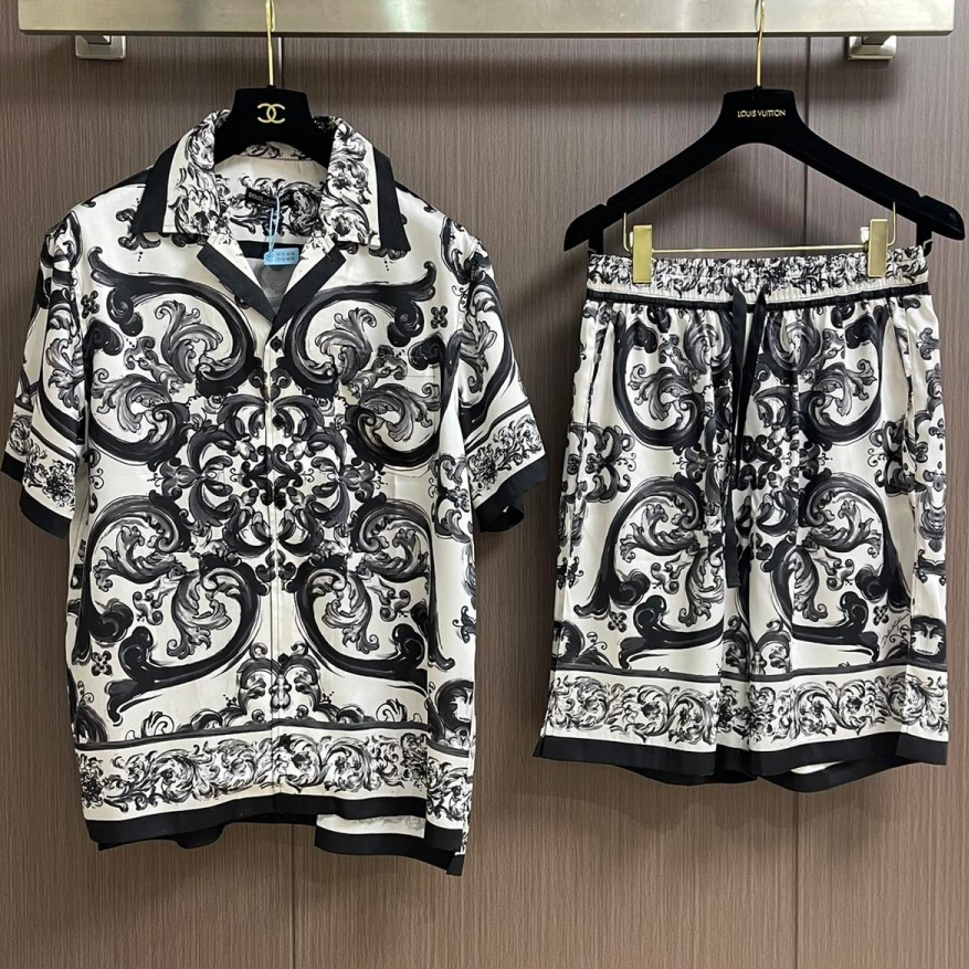 [홍콩명품 DOLCE & GABBANA] 돌체앤가바나 2026 남성용  반팔셔츠세트 DG566 HD 홍콩명품의류,구매대행,온라인명품