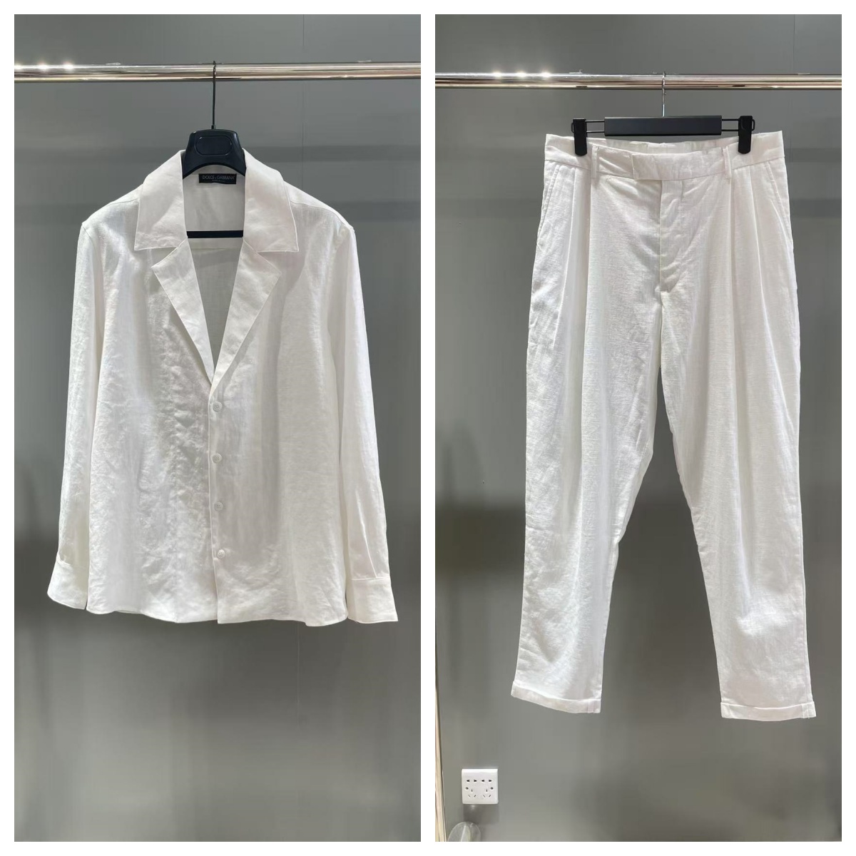 [홍콩명품 DOLCE & GABBANA] 돌체앤가바나 2026 남성용 린넨셔츠세트 DG569 HD 홍콩명품의류,구매대행,온라인명품