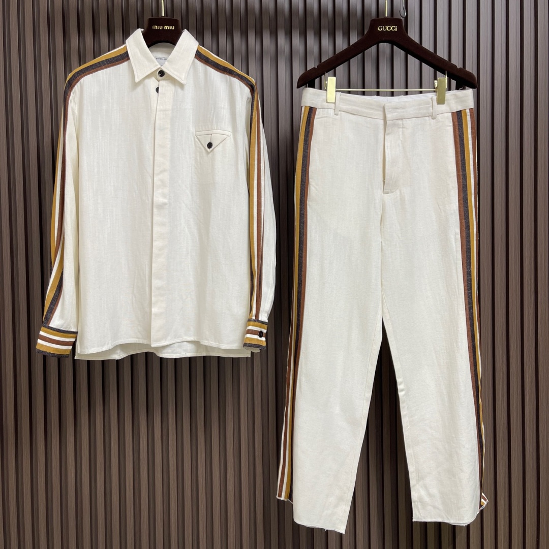 [홍콩명품.BOTTEGA VENETA]보테가베네타 2026 남성용 린넨셔츠세트 BV208 HD 홍콩명품의류,구매대행,온라인명품