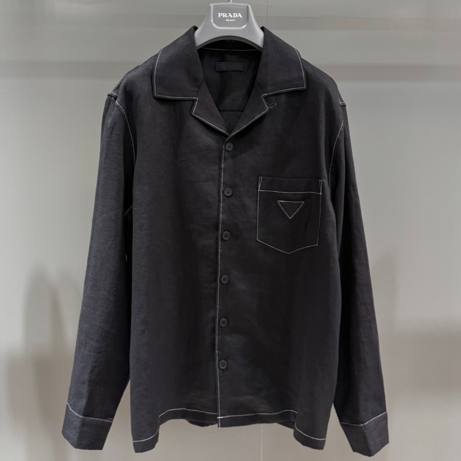 [홍콩명품.PRADA] 프라다 2026 남성용 린넨셔츠 PD1930 PD 홍콩명품의류,구매대행,온라인명품