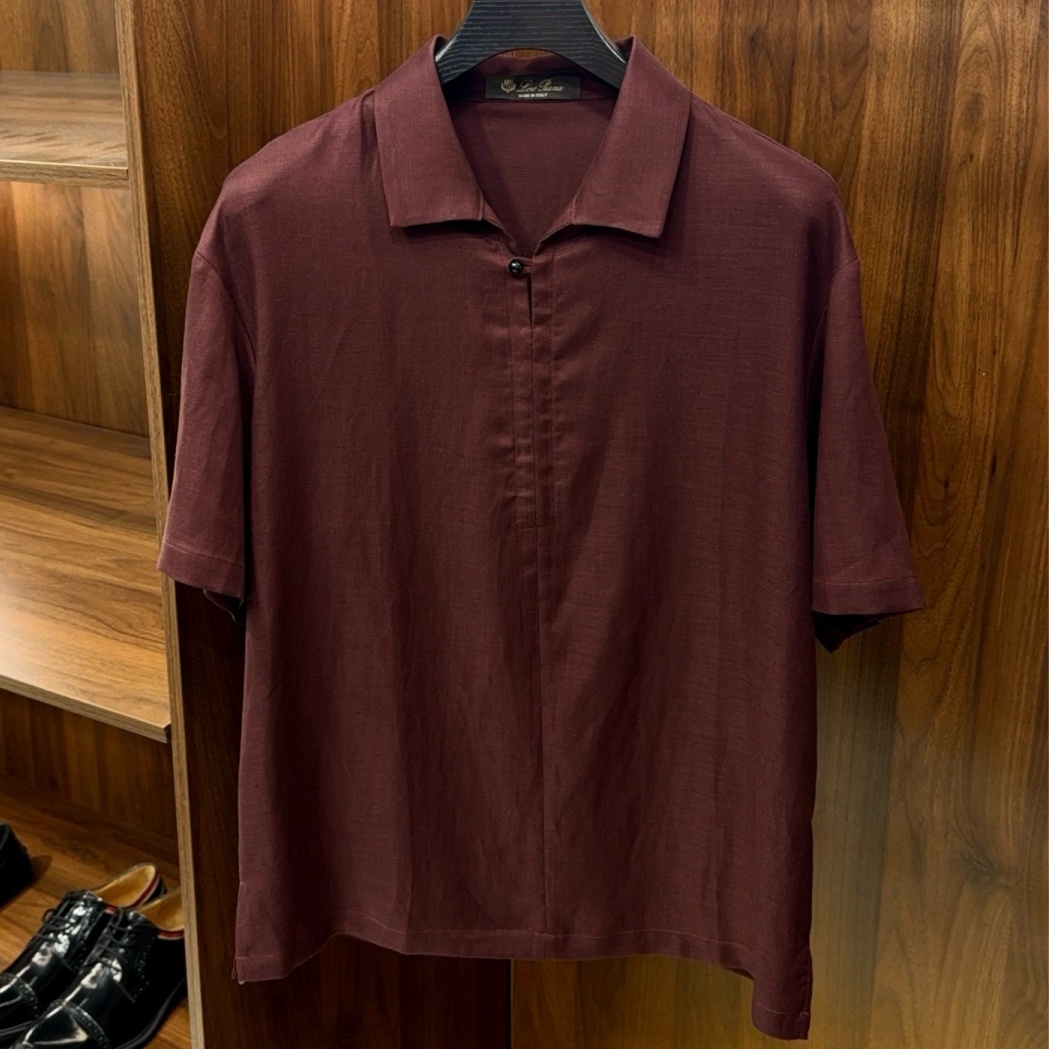 [홍콩명품.loro piana] 로로피아나 2026 남성용 린넨반팔셔츠 LP1250 YB 홍콩명품의류,구매대행,온라인명품