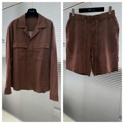 [홍콩명품.loro piana]로로피아나 2026 남성용  린넨 반팔셔츠세트  LP1283 HD 홍콩명품의류,구매대행,온라인명품