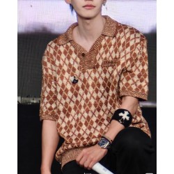 [홍콩명품.AMIRI] 아미리 2026 남성용 니트반팔 AML028 PD 홍콩명품의류,구매대행,온라인명품