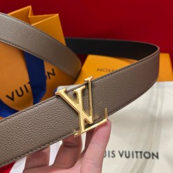 [홍콩명품.LOUIS VUITTON] 루이비통 2026 남성용 가죽벨트 3.5 CM  LV021