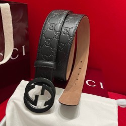 [홍콩명품.GUCCI]구찌 2026 남성용 가죽벨트 3.8 CM GC011