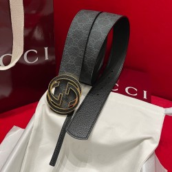 [홍콩명품.GUCCI]구찌 2026 남성용 가죽벨트 4.0 CM GC022