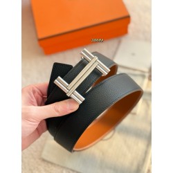 [홍콩명품.HERMES] 에르메스 2026 남성용 가죽벨트 3.8 CM HM036