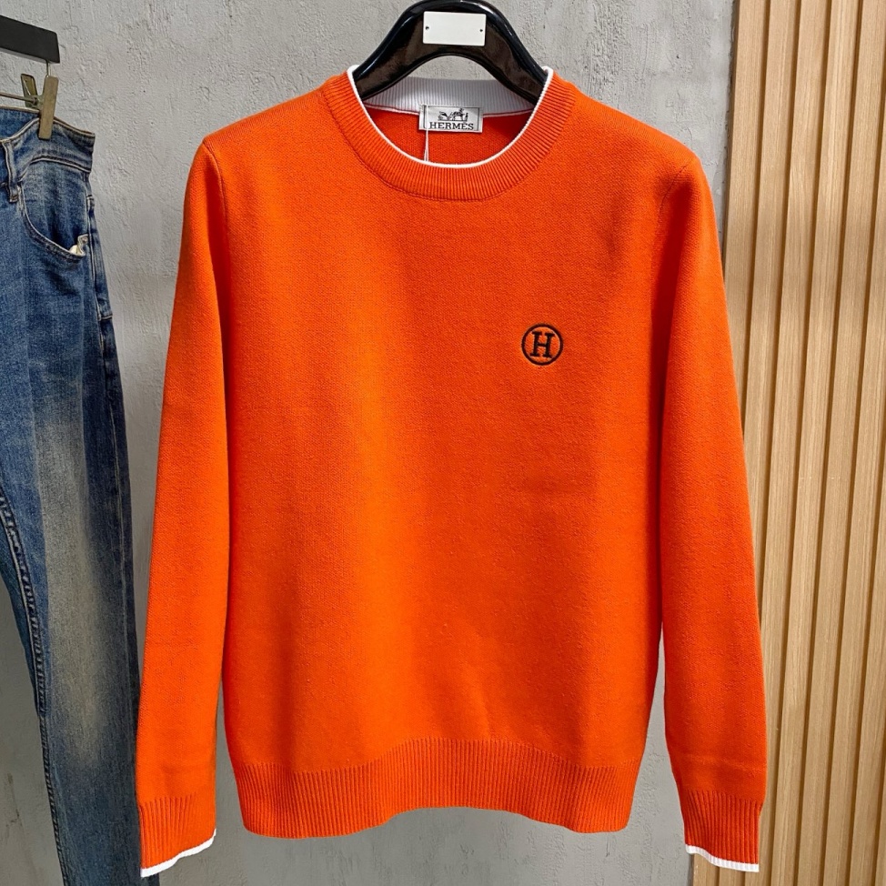 [홍콩명품.HERMES] 에르메스 2026 남성용 니트 풀오버 HM677 PD 홍콩명품의류,구매대행,온라인명품