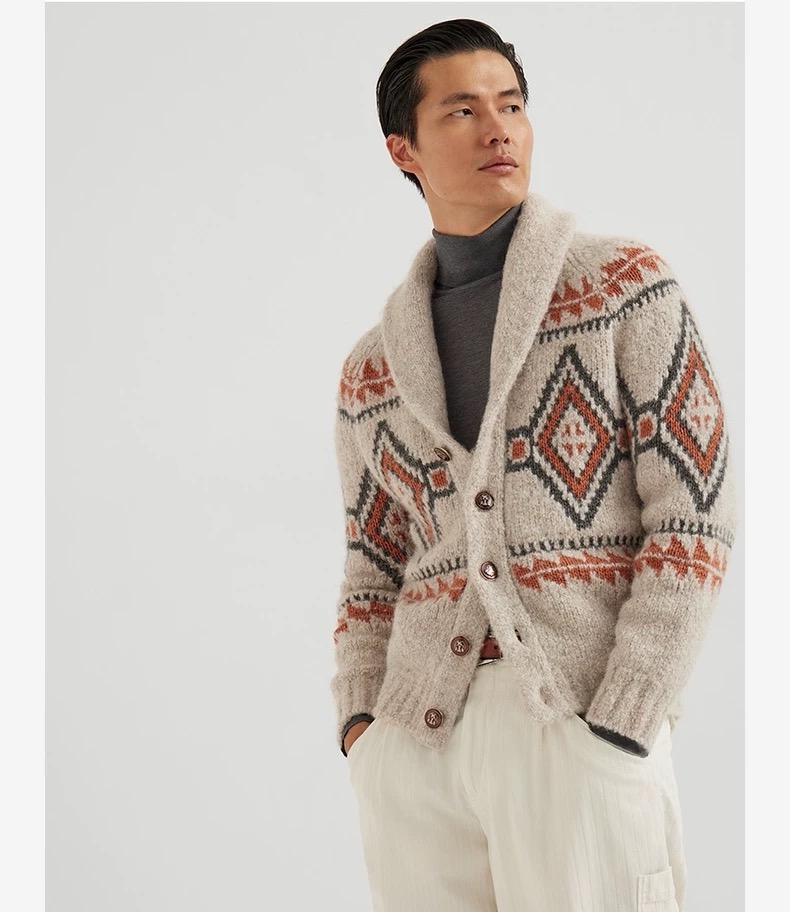 [홍콩명품.BRUNELLO CUCINELLI]브루넬로 쿠치넬리 2026 남성용 울+캐시미어 가디건 BL1825 HD 홍콩명품의류,구매대행,온라인명품