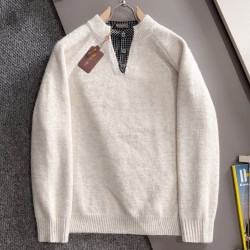 [홍콩명품.loro piana]로로피아나 2026 남성용 울혼방 풀오버 LP1677 HD  홍콩명품의류,구매대행,온라인명품