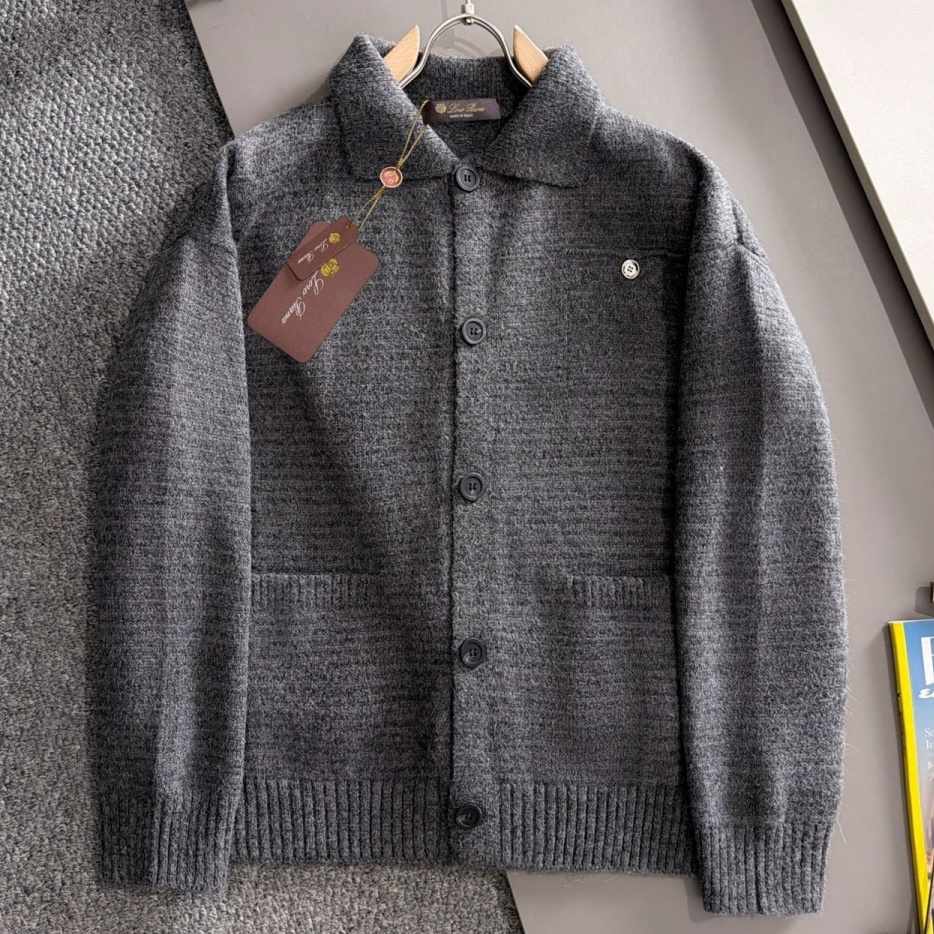 [홍콩명품.loro piana]로로피아나 2026 남성용 울혼방 가디건 LP1688 HD  홍콩명품의류,구매대행,온라인명품