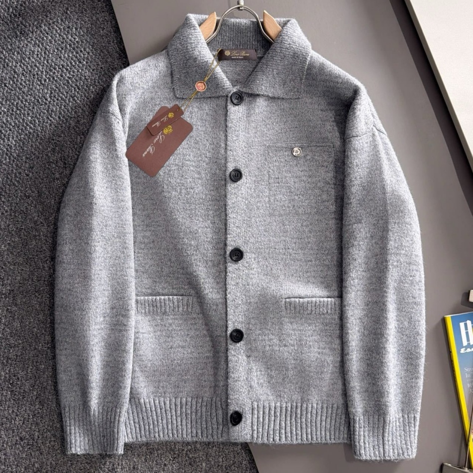 [홍콩명품.loro piana]로로피아나 2026 남성용 울혼방 가디건 LP1689 HD  홍콩명품의류,구매대행,온라인명품