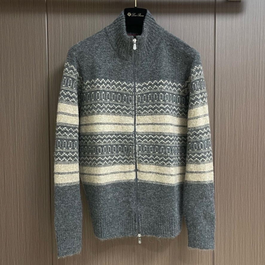 [홍콩명품.BRUNELLO CUCINELLI]브루넬로 쿠치넬리 2026 남성용 울혼방 가디건 자켓 BL1844 HD 홍콩명품의류,구매대행,온라인명품