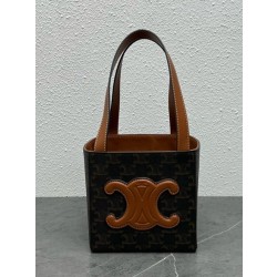 셀린느 트라이엄프 캔버스 큐브백 199202 H6