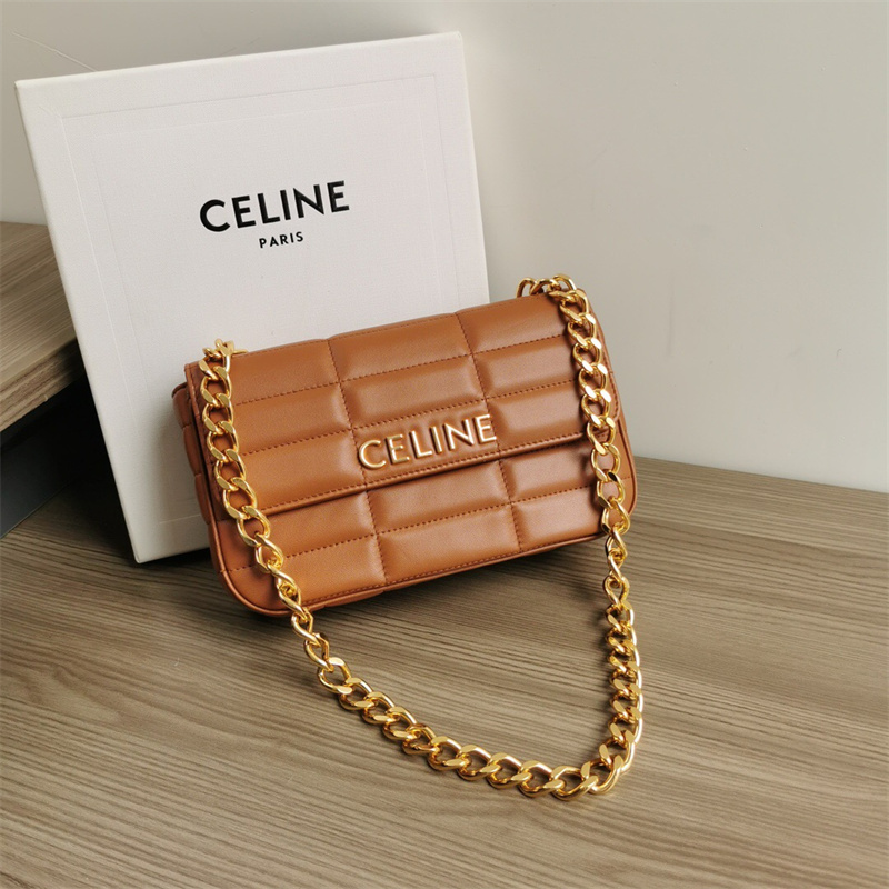 셀린느 모노크롬 마틀라세 체인 숄더백  111273 BV