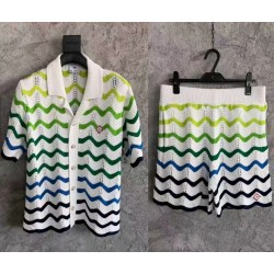 [홍콩명품.CASABLANCA] 카사블랑카 2026 남성용 니트반팔세트 GT464 HD 홍콩명품의류,구매대행,온라인명품