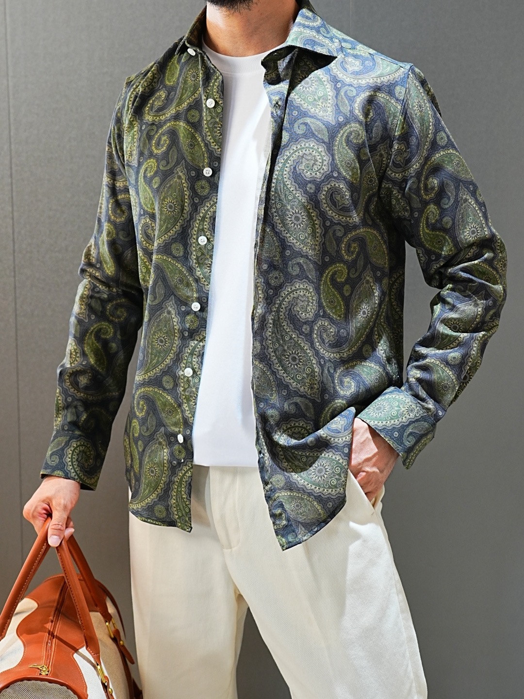 [홍콩명품.Ralph lauren] 랄프로렌 남성 린넨혼방셔츠 2026 GT498 HD 홍콩명품의류,구매대행,온라인명품