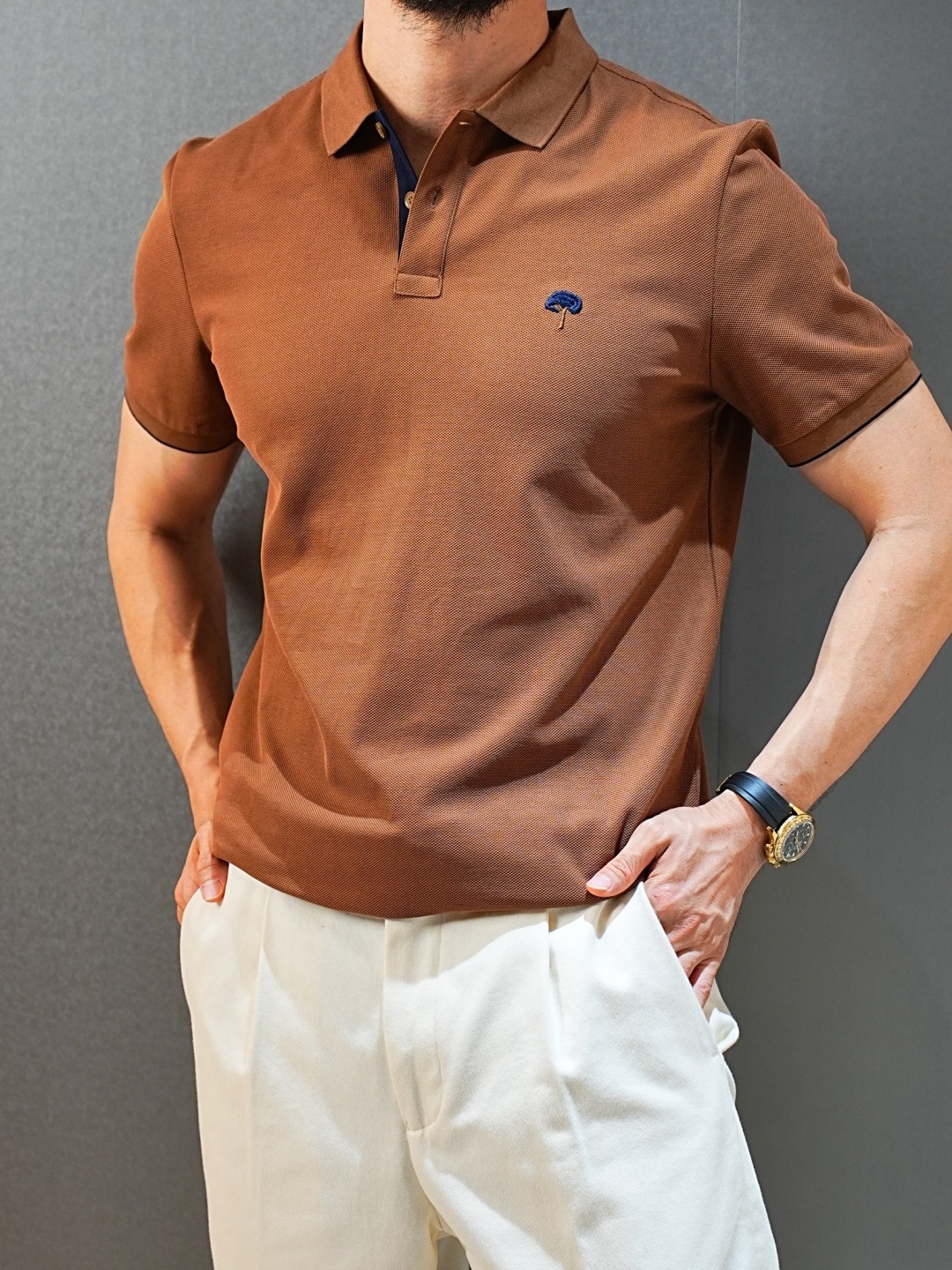 [홍콩명품.loro piana] 로로피아나 2026 남성용 폴로반팔 LP1194 YB 홍콩명품의류,구매대행,온라인명품