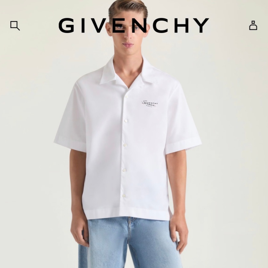 [홍콩명품.GIVENCHY] 지방시 2026 남성용 반팔셔츠 GV263 HD 홍콩명품의류,구매대행,온라인명품