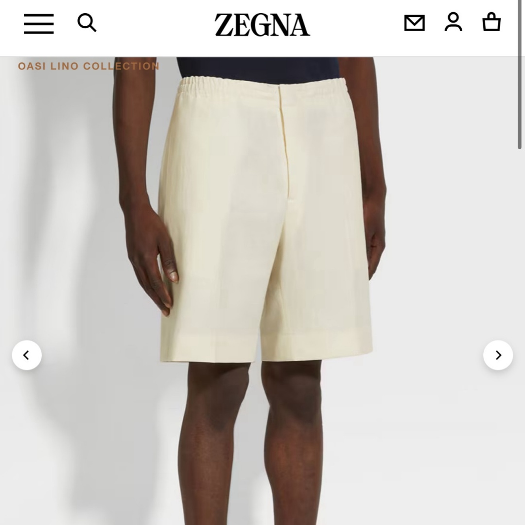 [홍콩명품.ZEGNA] 제냐 2026 남성용 린넨반바지 ZN1051 HD 홍콩명품의류,구매대행,온라인명품