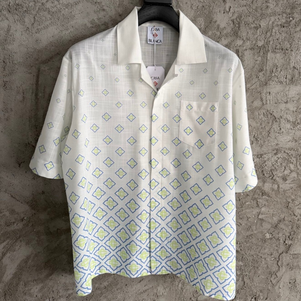 [홍콩명품.CASABLANCA] 카사블랑카 2026 남성용 린넨 반팔셔츠 GT507 HD 홍콩명품의류,구매대행,온라인명품