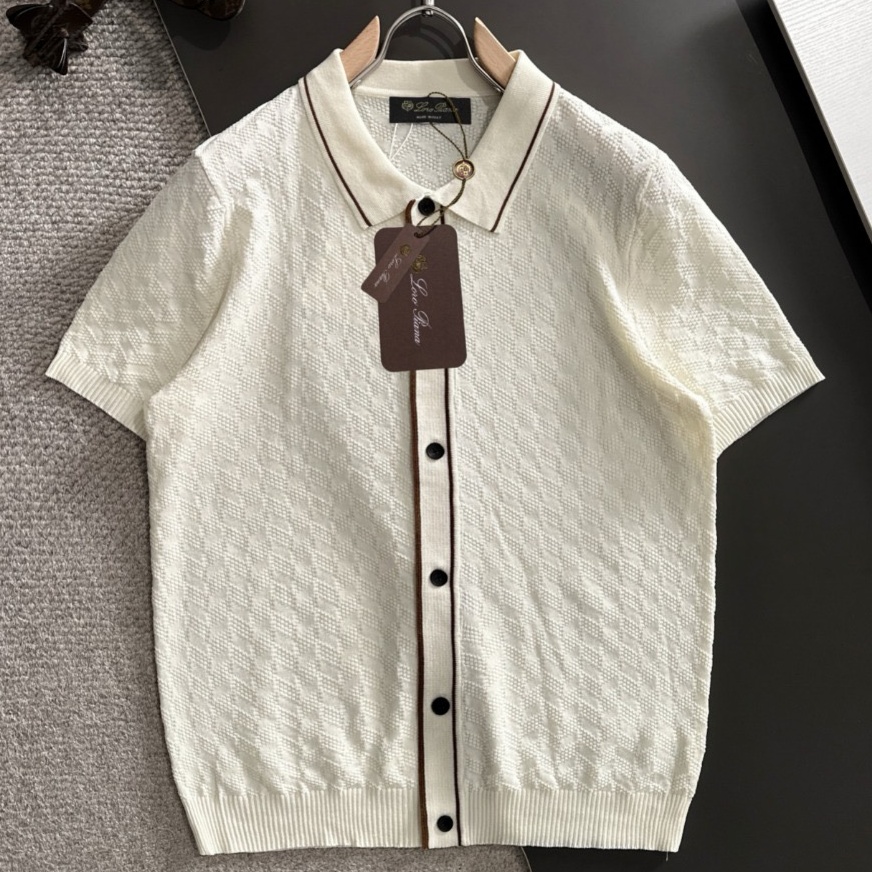 [홍콩명품.loro piana] 로로피아나 2026 남성용 니트반팔 LP1272 PD 홍콩명품의류,구매대행,온라인명품