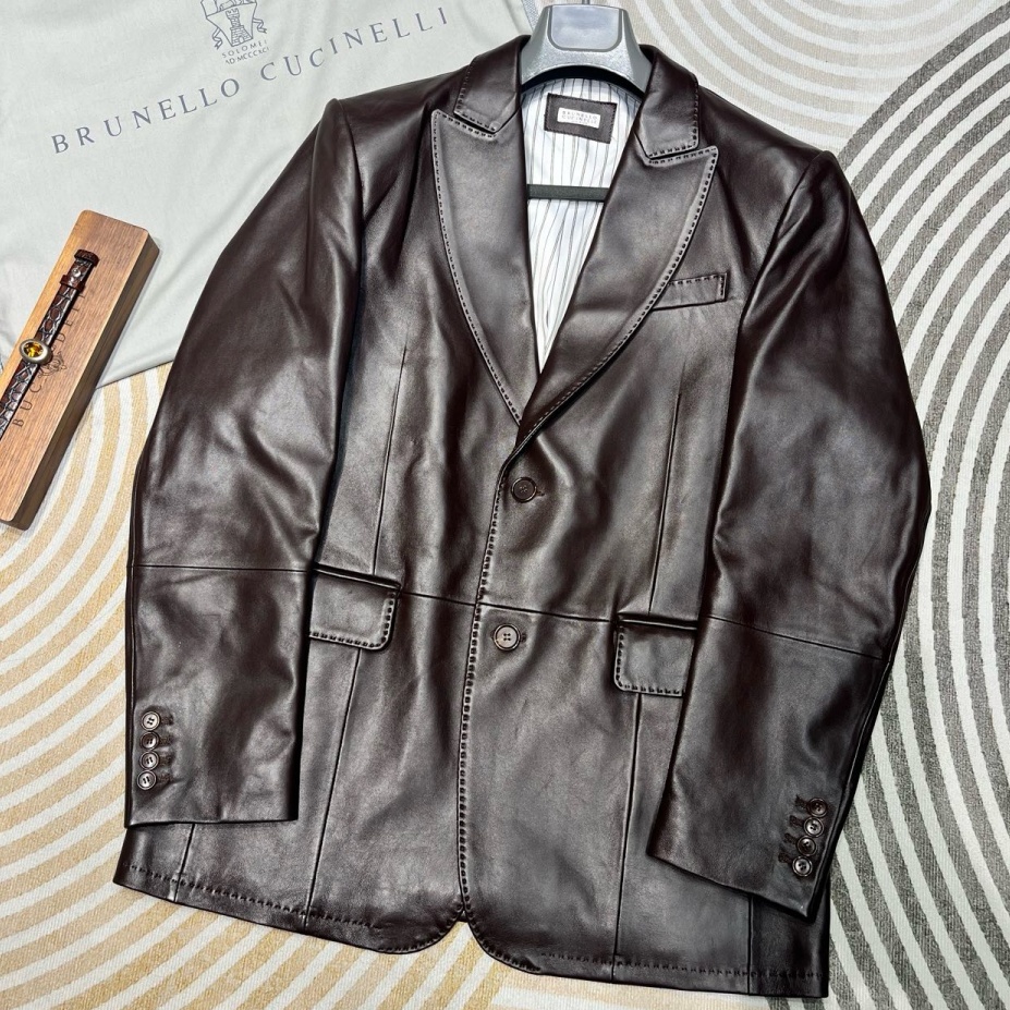 [홍콩명품.BRUNELLO CUCINELLI]브루넬로 쿠치넬리 2026 남성용 양가죽 자켓 BL1634 HD 홍콩명품의류,구매대행,온라인명품