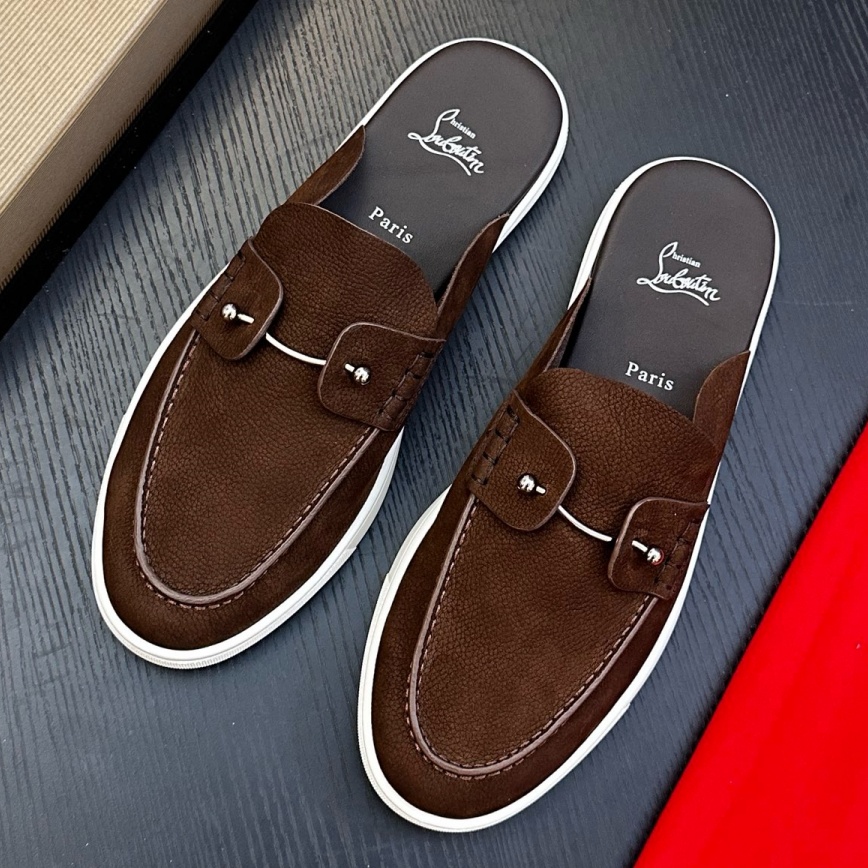 [홍콩명품.Christian Louboutin] 크리스찬 루부탱 2026 남성용 뮬 슬리퍼 CL022 SH-E 홍콩명품의류,구매대행,온라인명품