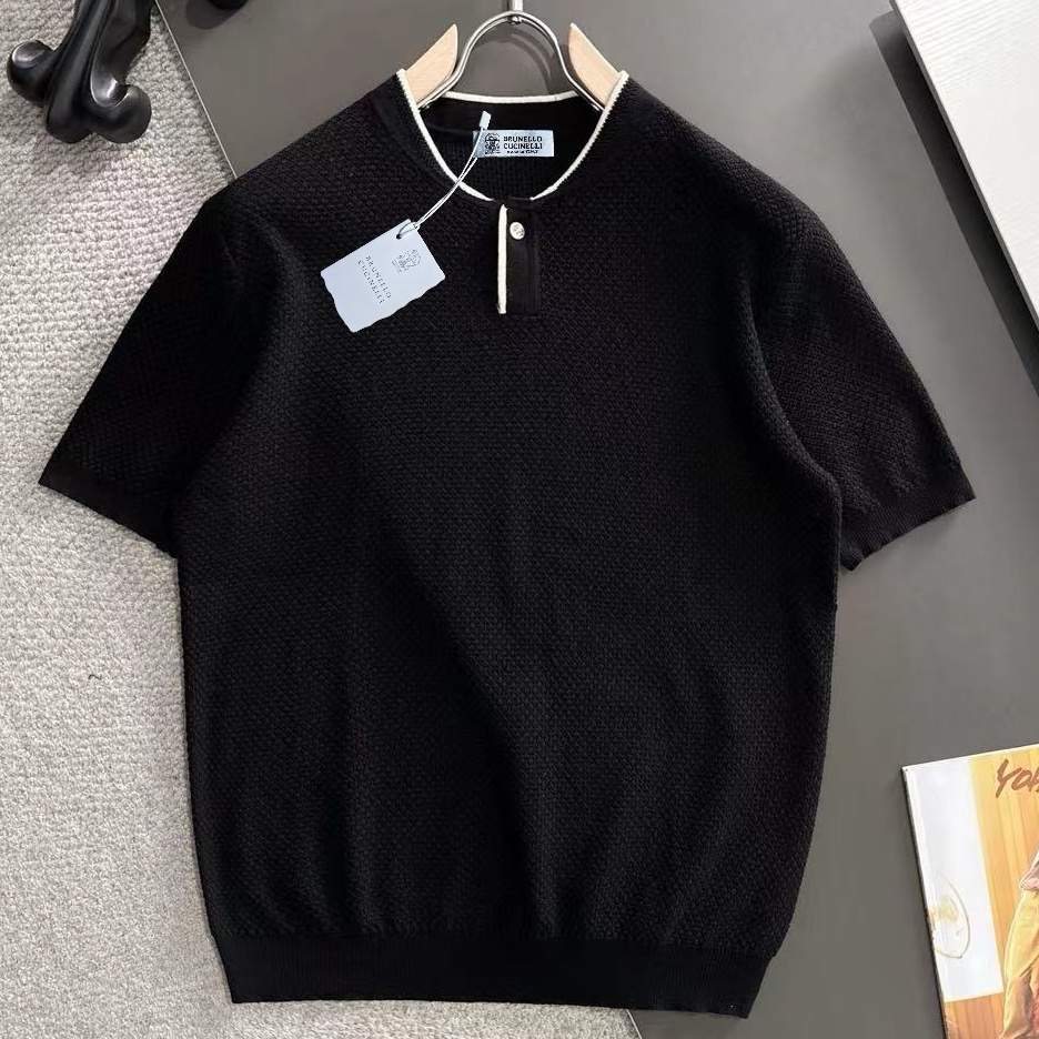 [홍콩명품.BRUNELLO CUCINELLI]브루넬로 쿠치넬리 2026 남성용 니트반팔 BL1668 PD 홍콩명품의류,구매대행,온라인명품