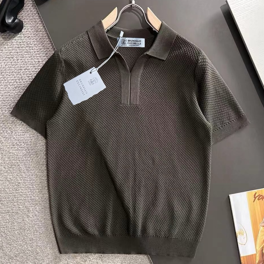 [홍콩명품.BRUNELLO CUCINELLI]브루넬로 쿠치넬리 2026 남성용 니트반팔 BL1672 PD 홍콩명품의류,구매대행,온라인명품