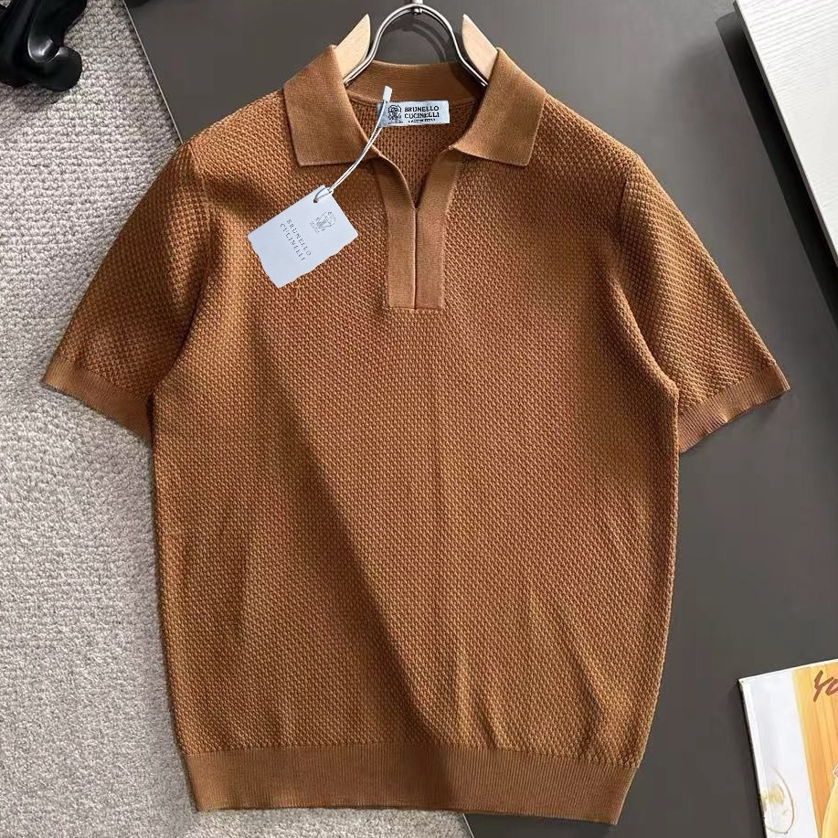 [홍콩명품.BRUNELLO CUCINELLI]브루넬로 쿠치넬리 2026 남성용 니트반팔 BL1673 PD 홍콩명품의류,구매대행,온라인명품